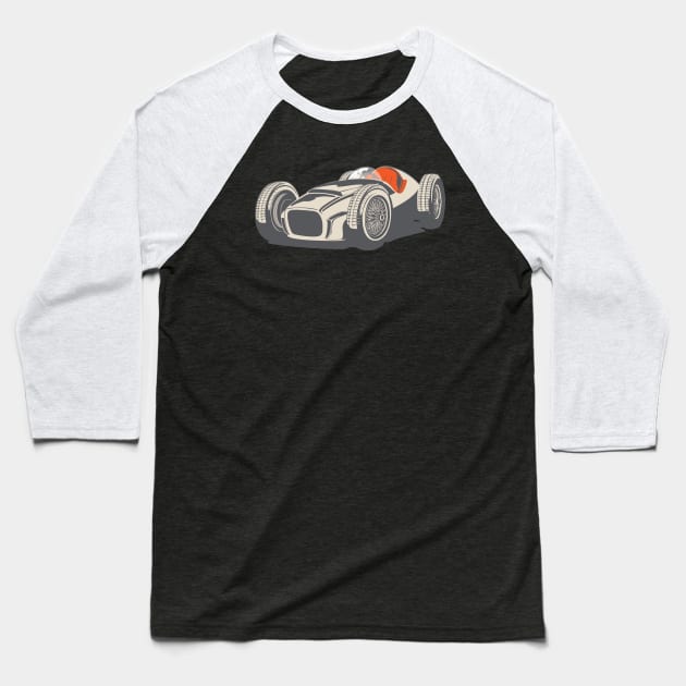 VINTAGE GRAN PRIX Baseball T-Shirt by OldSkoolDesign